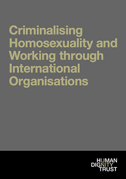 Criminalising Homosexuality and Working through International Organisations﻿
