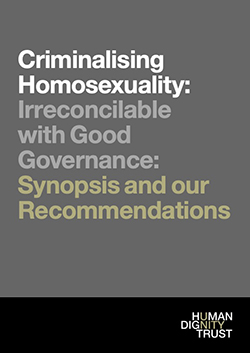 Criminalising Homosexuality: Irreconcilable with Good Governance – Full Report