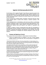 Briefing on the Ugandan Anti-Homosexuality Act (2014)