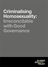 Criminalising Homosexuality: Irreconcilable with Good Governance – Full Report