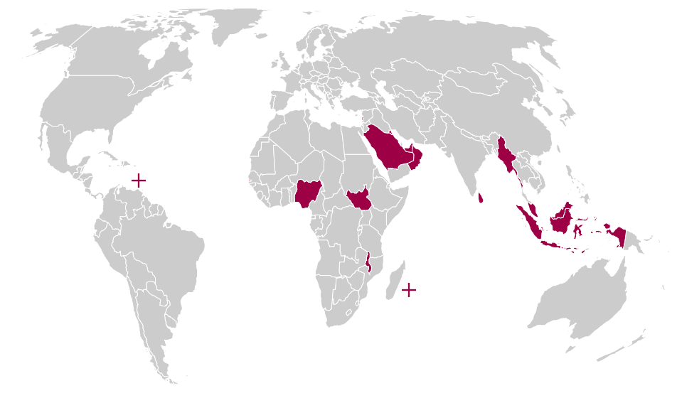 Map Of Countries That Criminalise Lgbt People Human Dignity Trust