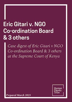 Eric Gitari v NGO Co-ordination Board & 3 others Case Digest